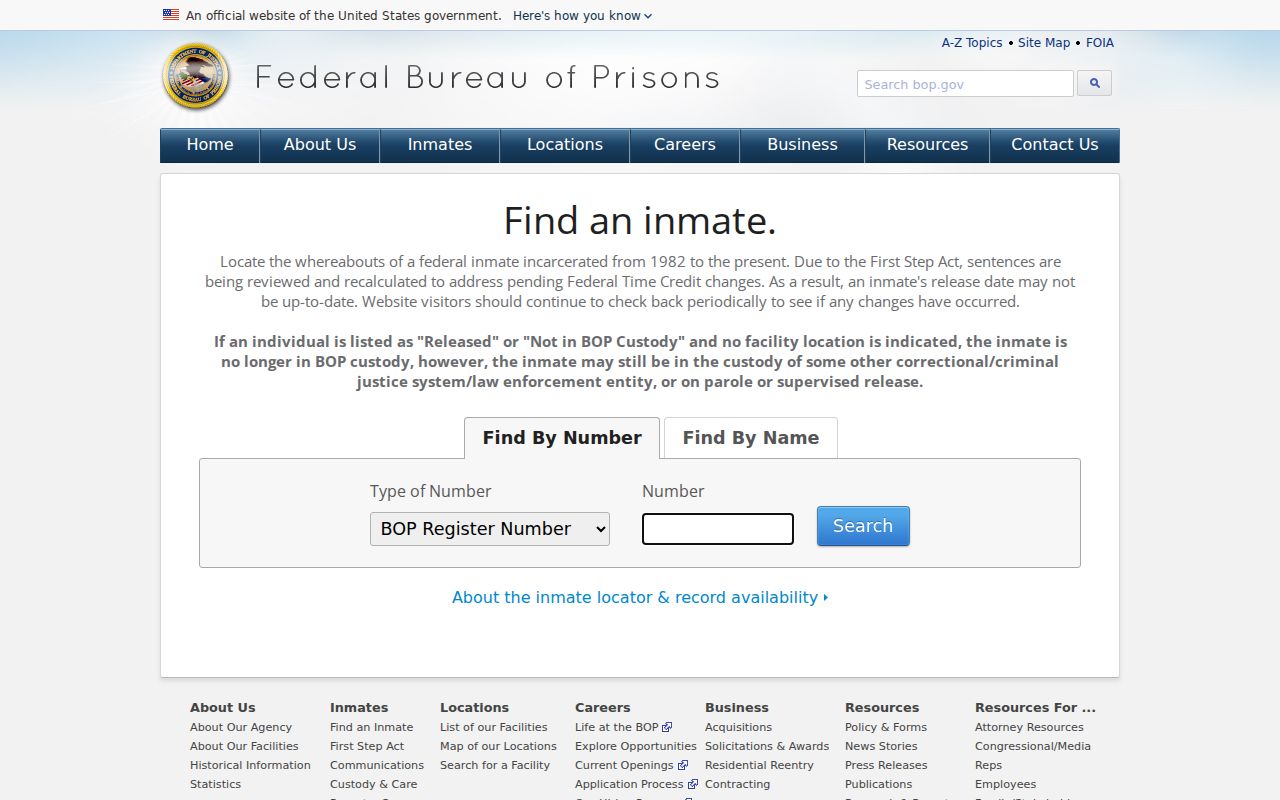 Federal custody lookup after a Cameron County area arrest