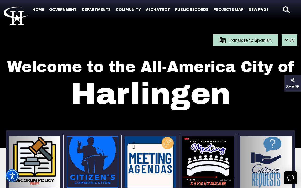 Harlingen criminal records official city portal