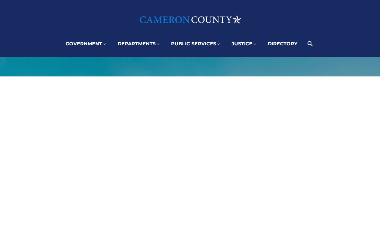Cameron County criminal records official county portal